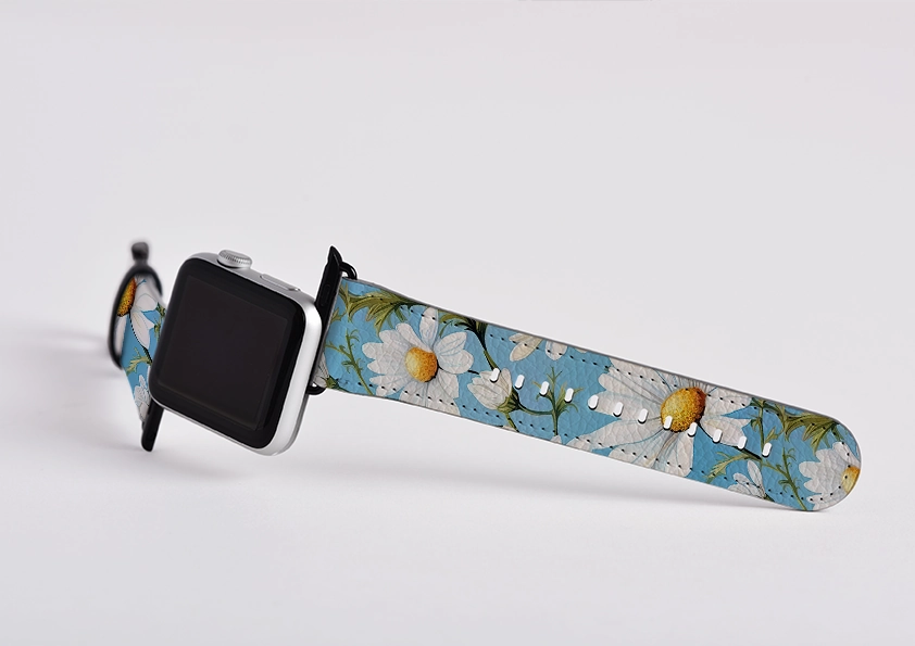 Summer Daisies II Apple Watch Strap Premium Functional Look