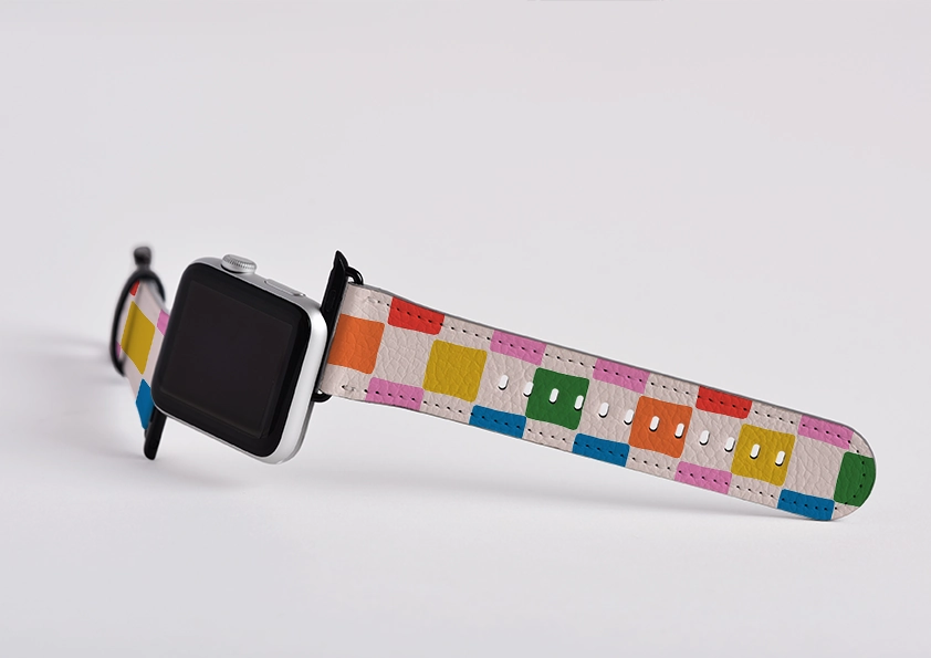 Apple Watch Strap- Multi Tiles Classic Finish