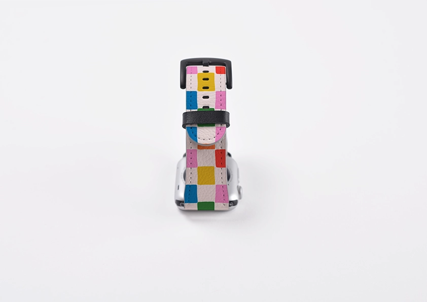 Premium Craft Detail Apple Watch Strap- Multi Tiles