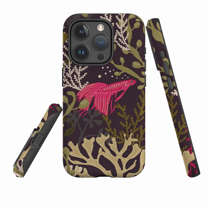 iPhone Case - Sea Weed By Kate Heiss Luxury Style Hybrid Edge