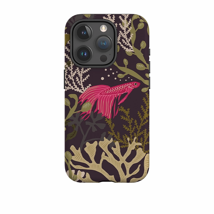 Smooth Pattern Design Modern Finish iPhone Case - Sea Weed By Kate Heiss