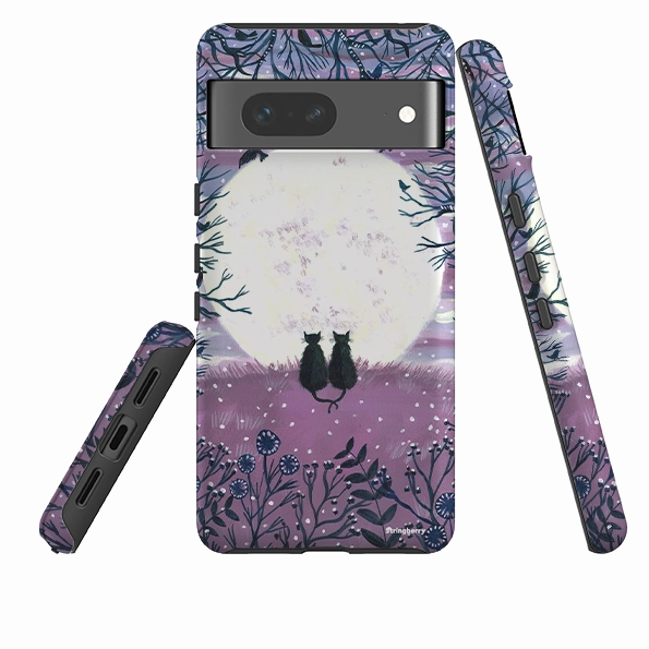 Travel Essential Enhanced Durability Google Tough Case -  Winter Cats II By Mary Stubberfield