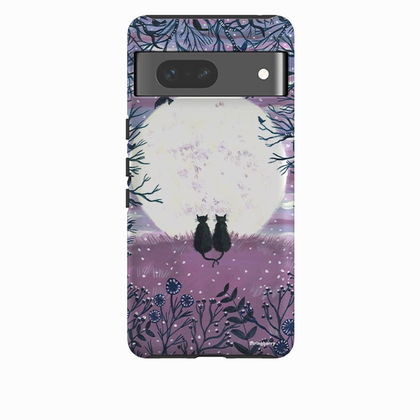 Modern Design Google Tough Case -  Winter Cats II By Mary Stubberfield
