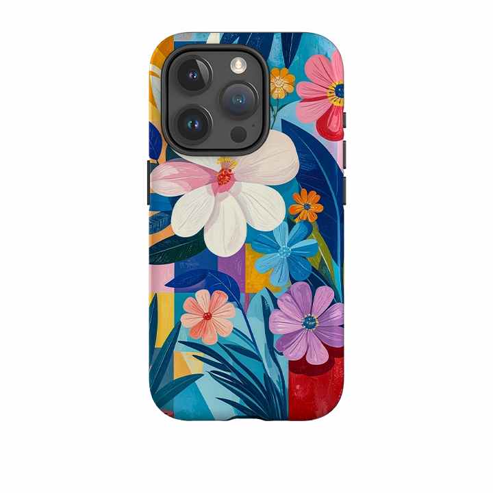 Lightweight Grip iPhone Tough Case - Cambridge Floral