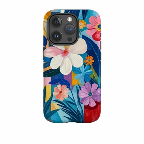 iPhone Tough Case - Cambridge Floral Color Layer Grip Safe