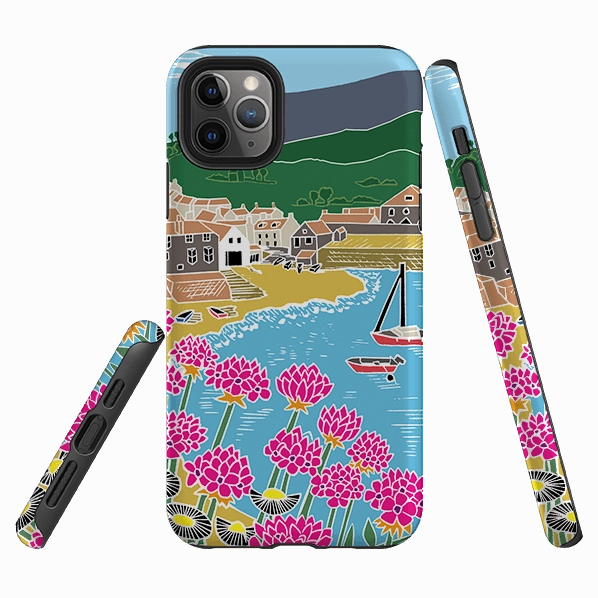 iPhone Tough Case - Quaint Harbour By Kate Heiss Soft Layer Classic Grip