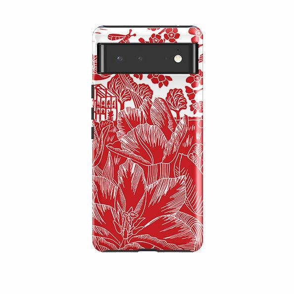 Google Tough Case -  Tulip Silhouette By Kate Heiss Soft Surface