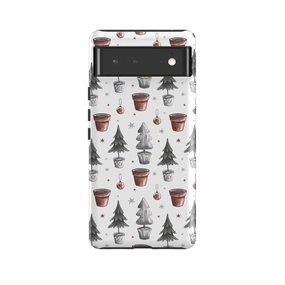 Slim Feel Google Tough Case -  Xmas Tree Pattern