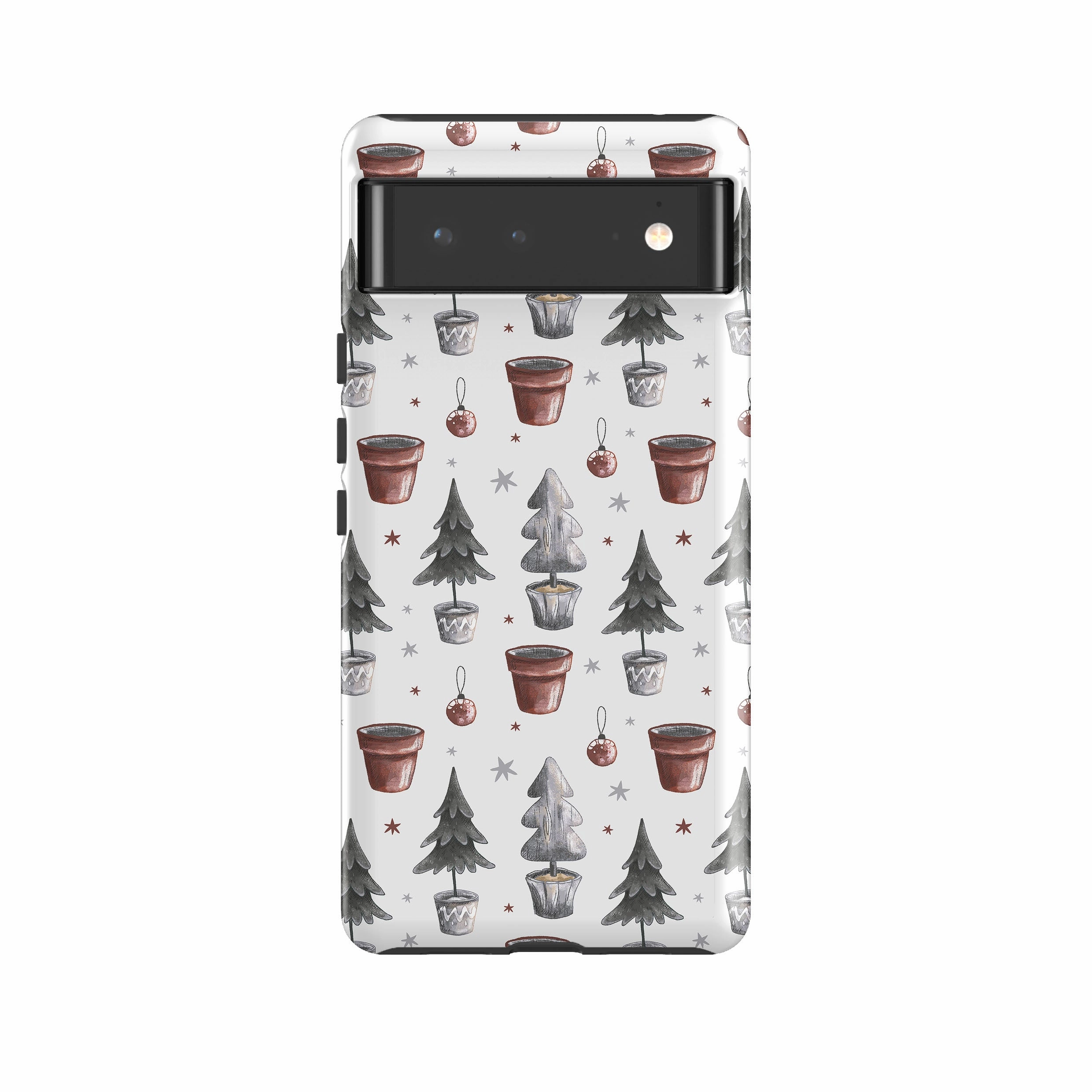Slim Feel Google Tough Case -  Xmas Tree Pattern
