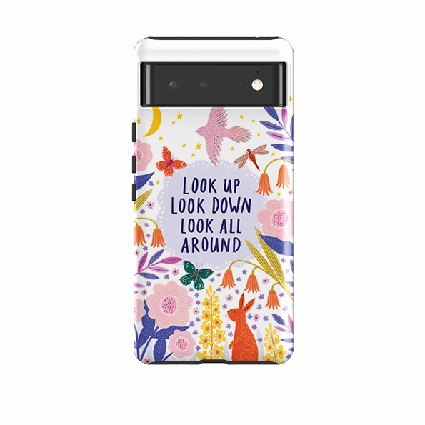 Google Tough Case -  Look Up Look Down By Lee Foster Wilson Gloss Surface Layer