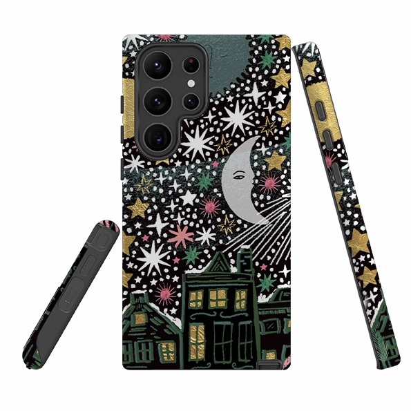Samsung Tough Case - Night Before Xmas V By Emma Frances Grant Smooth Texture Luxury Layer Texture