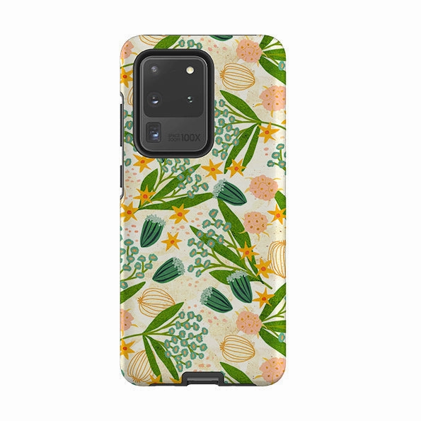Minimal Frame Samsung Tough Case - Summer Meadow By Katherine Quinn
