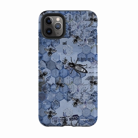 Matte Layer iPhone Tough Case - Grunge Bee