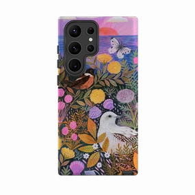 Soft Edge Universal Fit Samsung Tough  Case - Clifftop Meadow By Lee Foster Wilson