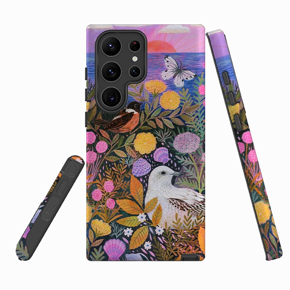 Colorful option Samsung Tough  Case - Clifftop Meadow By Lee Foster Wilson