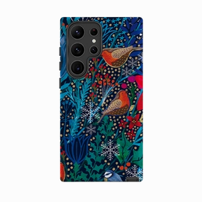 Samsung Tough Case - Xmas Robin III By Emma Frances Grant Premium Material Rugged Build
