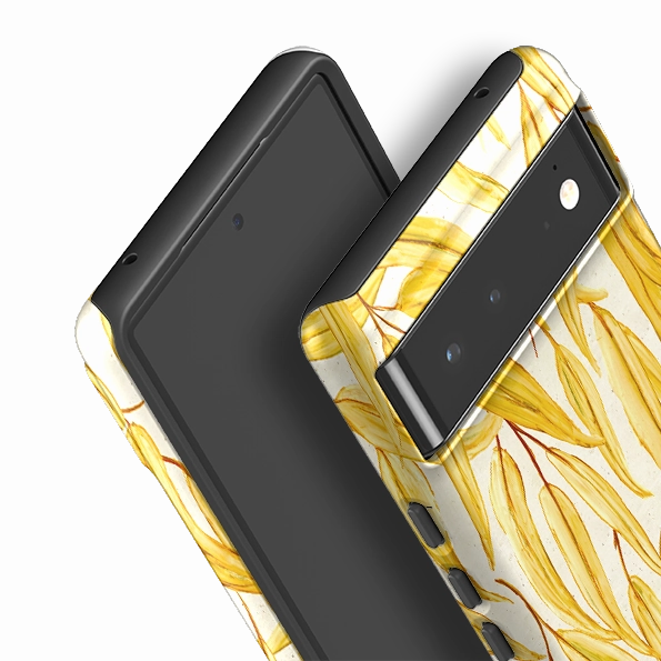 Google Tough Case -  Gum Yellow By Katherine Quinn Protective Shell Design