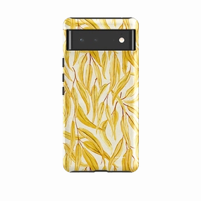 Grip Enhanced Modern Look Google Tough Case -  Gum Yellow By Katherine Quinn