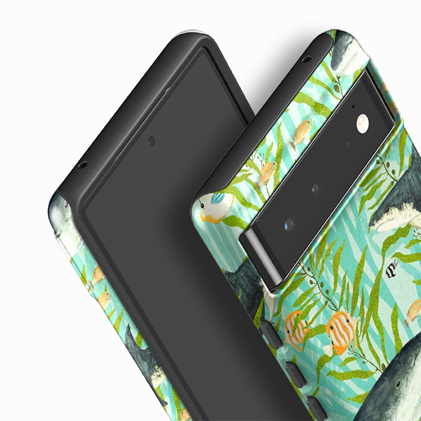 Refined Texture Google Tough Case -  Shark Reef By Katherine Quinn