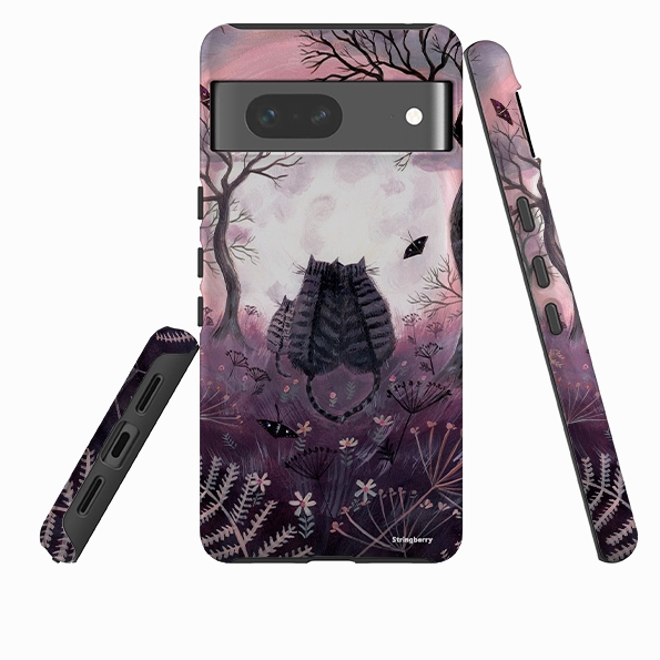 Google Tough Case -  Spooky Cats By Mary Stubberfield Light Touch