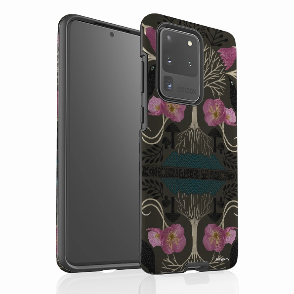 Minimal Frame Hybrid Detail Samsung Tough Case - River Tree By Nina Pace