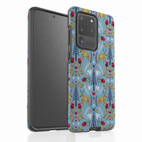 Samsung Tough Case - Xmas Pattern By Suzy Taylor Flexible Build Form