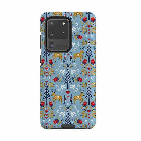Samsung Tough Case - Xmas Pattern By Suzy Taylor Durable Shape