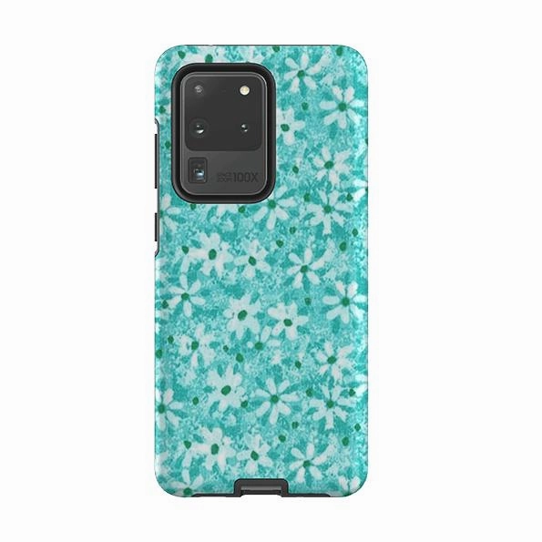 Samsung Tough Case - Windowbox Mint By Sarah Campbell Clear Pattern Metal Texture