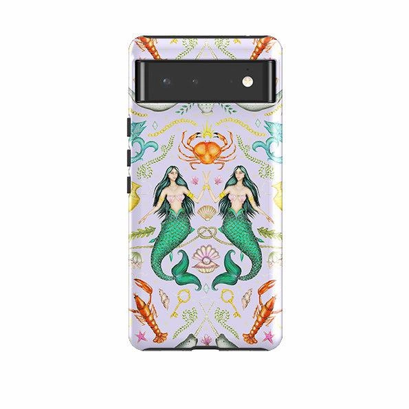 Google Tough Case -  Tritons Treasure Lilac By Catherine Rowe Shock Layer