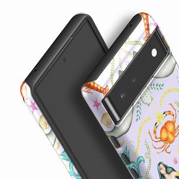 Elegant Shield Smart Accessory Google Tough Case -  Tritons Treasure Lilac By Catherine Rowe