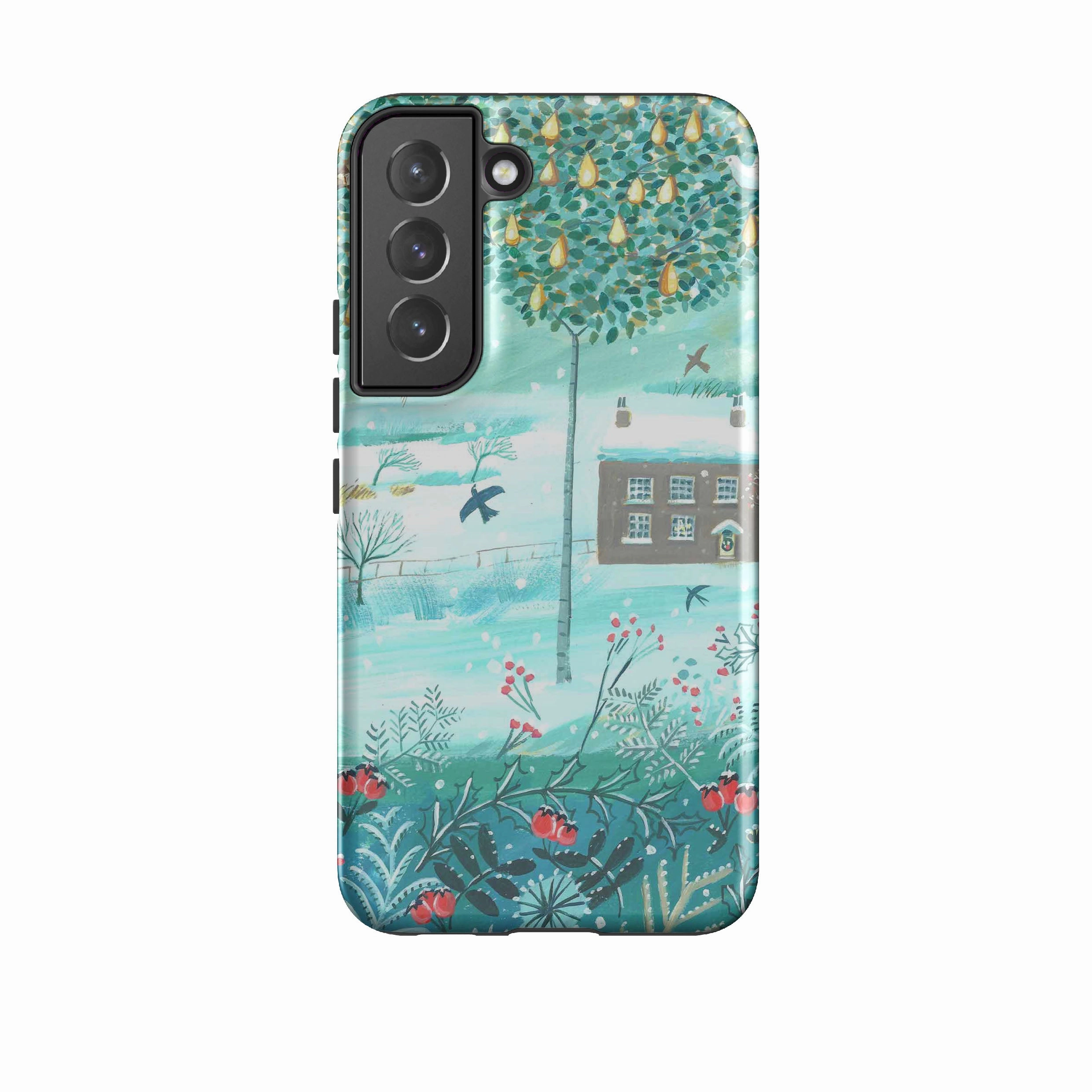 Samsung Tough Case - Pear Trees By Mary Stubberfield Glossy Texture Layer Smooth Fit