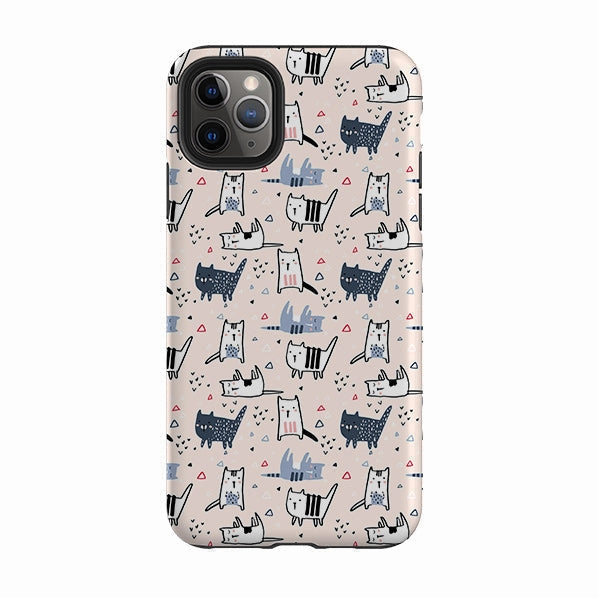 iPhone Tough Case - Meowise Dual Layer Lightweight accessory