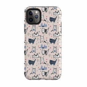 Soft Edging Creative Artwork iPhone Tough Case - Meowise