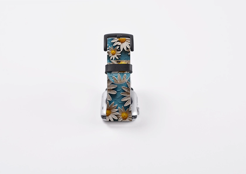 Wild Daisies II Apple Watch Strap Sporty Design Durable build design