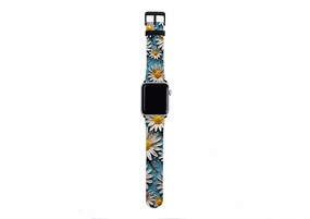 Wild Daisies II Apple Watch Strap Easy cleaning Daily Use Option
