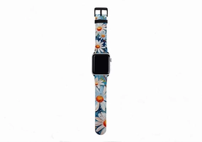 Wild Daisies III Apple Watch Strap High Quality Luxury Finish