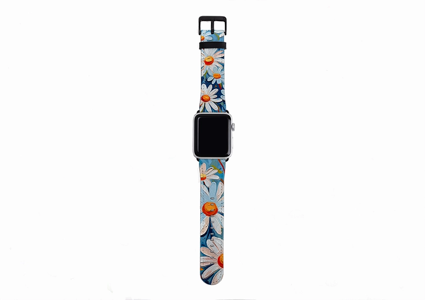 Wild Daisies III Apple Watch Strap High Quality Luxury Finish