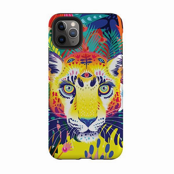 High strength Textured Finish iPhone Tough Case - Leopard By Mia Underwood