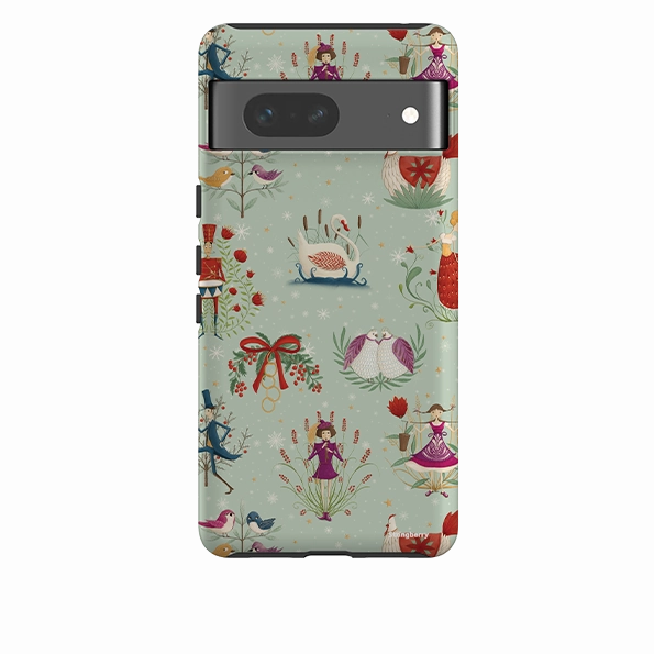 Google Tough Case -  Twelve Days By Maja Lindberg Soft Edge Detail Polished Surface