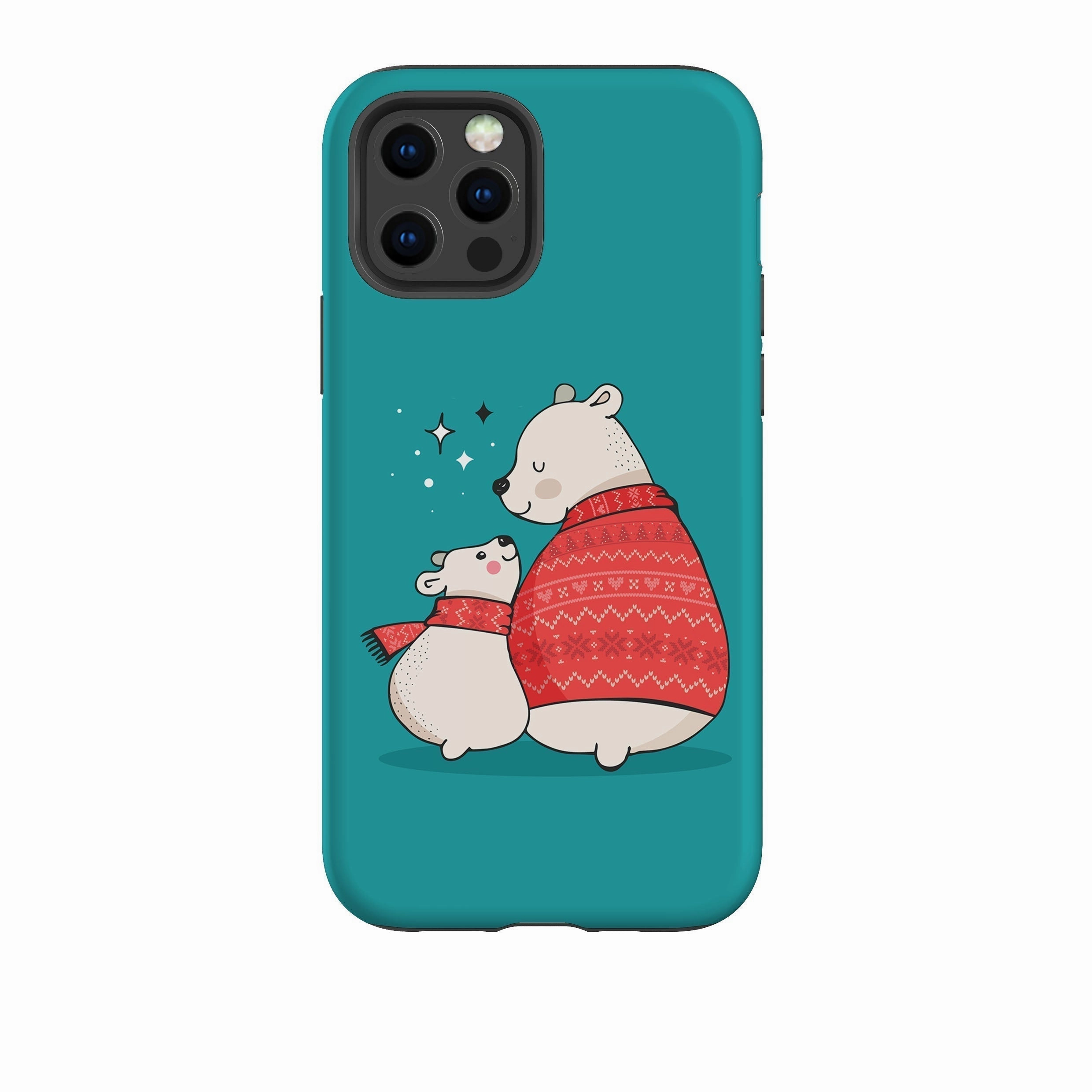 iPhone Tough Case - You And I Textured Detail Soft Surface Design