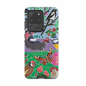 Samsung Tough Case - Garden Bird Jigsaw B By Kate Heiss Minimal Grip
