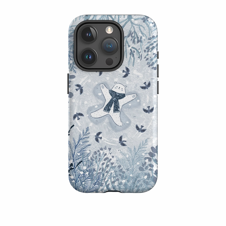 iPhone Tough Case - Snow Angel By Emma Frances Grant Glossy surface Premium Look