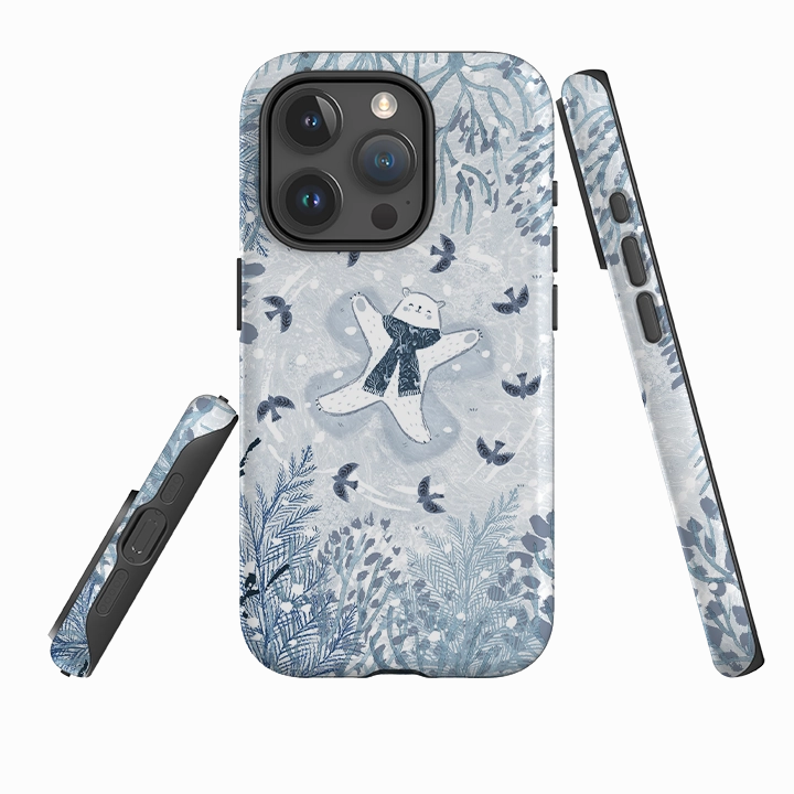iPhone Tough Case - Snow Angel By Emma Frances Grant Printed Artwork
