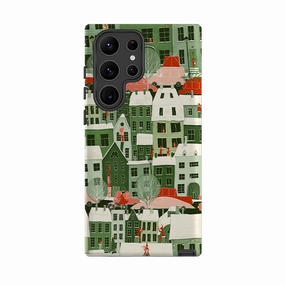 Samsung Tough Case - Christmas City By Maja Lindberg Flexible structure Minimal Aesthetic Touch