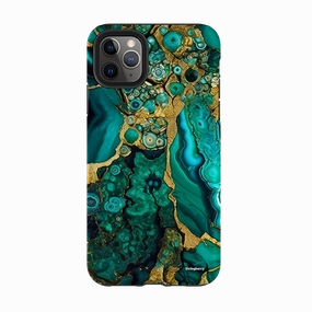 Magnetic Mount Compatible iPhone Tough Case - Marine Gold