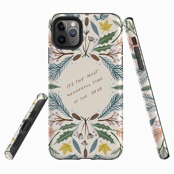 Fashionable Texture iPhone Tough Case - Most Wonderful Time By Meghann Rader