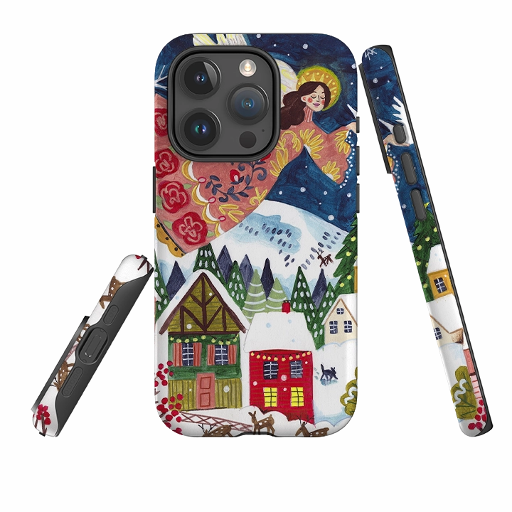 iPhone Tough Case - Angel By Caroline Bonne Muller Soft Grip Layer Eco Friendly