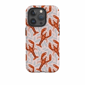 iPhone Tough Case - Lobster By Catherine Rowe Luxury Accent Crystal Finish