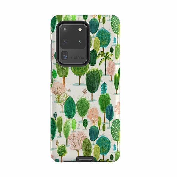 Samsung Tough Case - Spring In The Arboretum By Katherine Quinn Transparent Edge