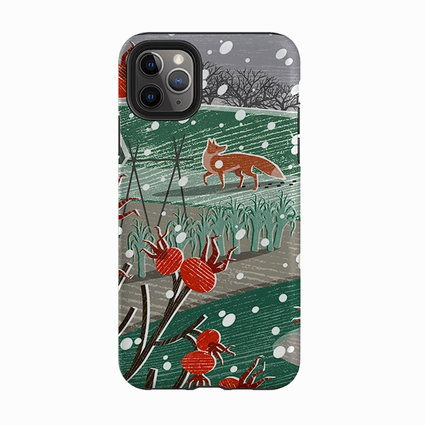 Trendy Aesthetic iPhone Tough Case - Night Fox 3 By Liane Payne